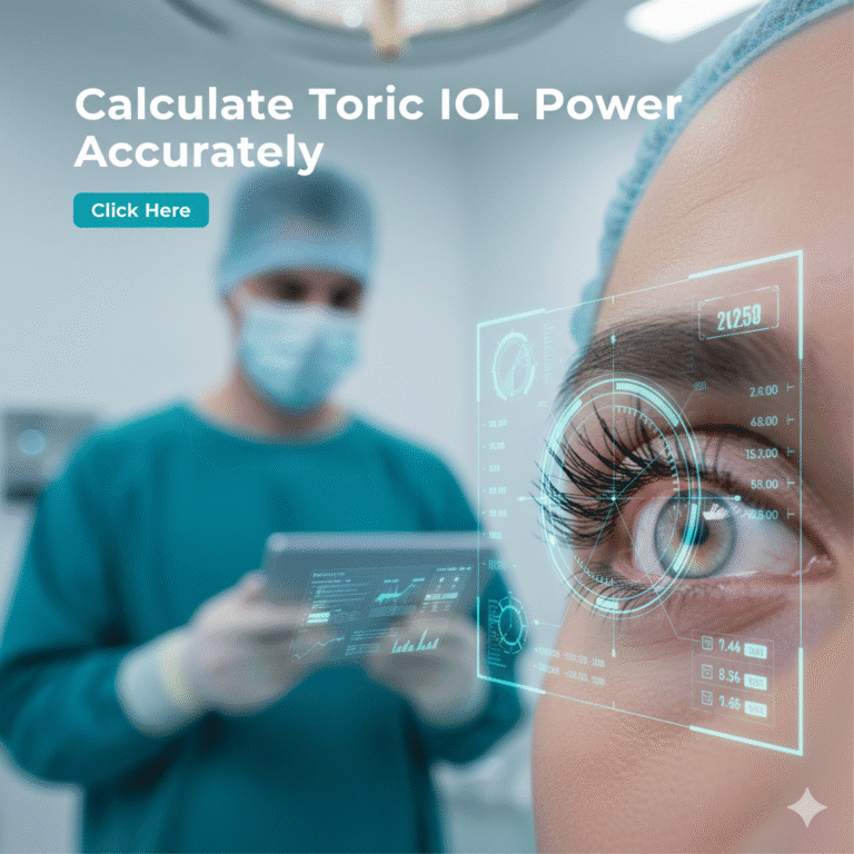 Free Barrett Toric Calculator—Get Toric IOL Power In 1 Click